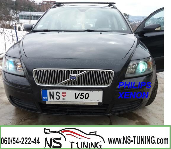 volvo v50 xenon svetla h7 sijalica philips ugradnja novi sad